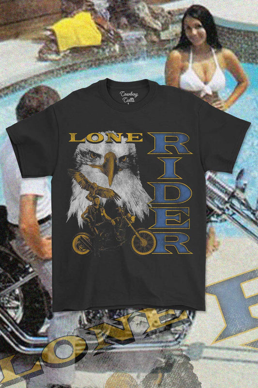 Lone Rider T-shirt Biker Inspired Tee